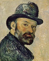 Сезанн Автопортрет 1887г